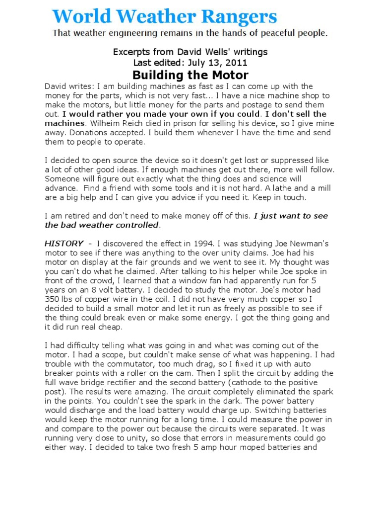 Weather Machine Tutorial Building The Motor 1107131535 | PDF 