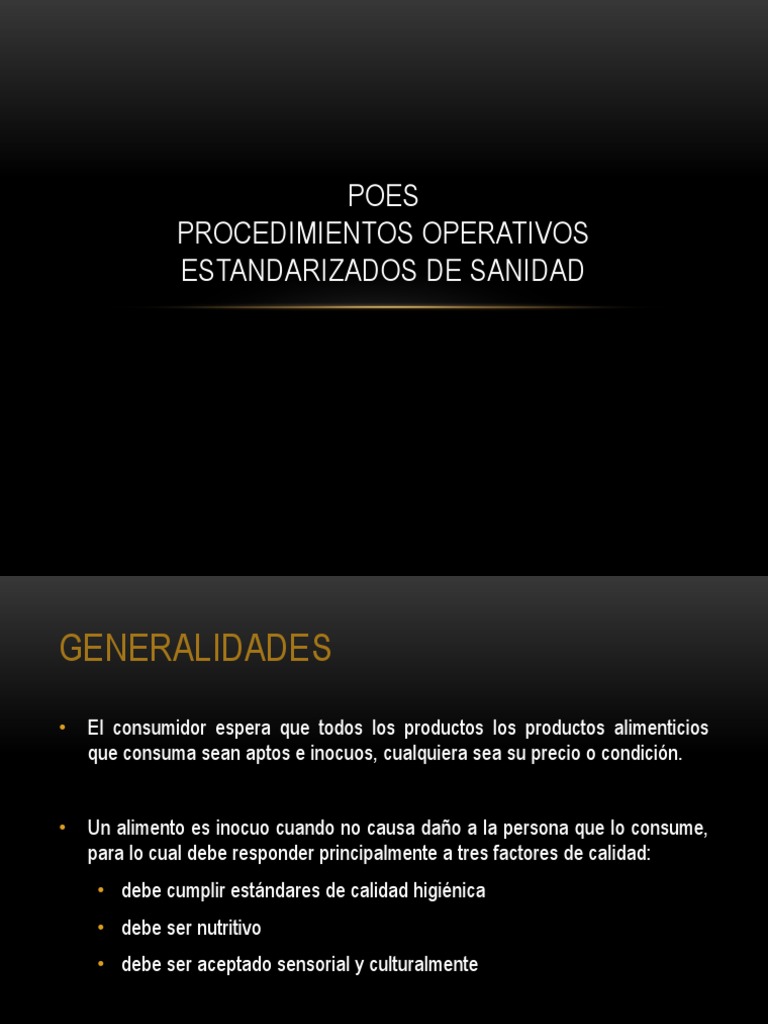 Poes | PDF | Infección | Alimentos