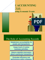The Accounting Cycle:: Capturing Economic Events