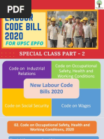 Code On Occupational Safety, Health and Working Conditions, 2020