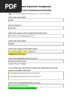 DNA Mutations Lab Answer Key | PDF | Genetic Code | Point Mutation