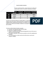 Exercício Análise Econômica