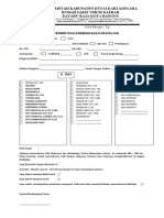 Form Pemeriksaan Radiologi Baru EHS