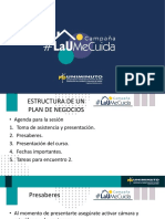 Estructura de Un Plan de Negocios Sesión 1