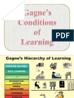 Gagne's Conditioning Learning