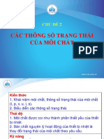 Chủ Đề 2. Các Thông Số Trạng Thái
