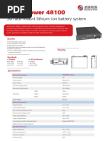 Data Sheet - ZXDC48 FB100B3 Lithium-Ion Battery | PDF