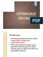 02 - Optimisasi Ekonomi