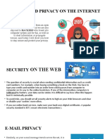 Security and Privacy On The Internet