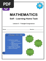 Quarter 3 Lesson 2 - Triangle Congruence