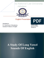 Dharamshastra National Law University English Presentation Study