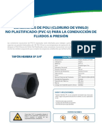 Conexiones de Poli (Cloruro de Vinilo) No Plastificado (Pvc-U) para La Conducción de Fluidos A Presión