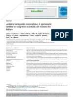 Anterior Composite Restorations: A Systematic Review On Long-Term Survival and Reasons For Failure