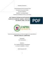 Uso y abuso de antibióticos en pacientes que asisten a consulta de medicina general, Centro Doctor Inocencio Diaz Piñeyro, abril - julio 2018