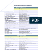 Cisco Router Basic Configuration Reference: Command Example Description