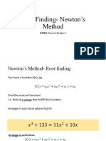 Project 7 Root Finding - Newton's Method