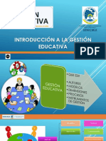 Diapositivas Modulo Introducción A La Gestión Educativa