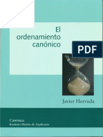 El Ordenamiento Canonico. Javier Hervada