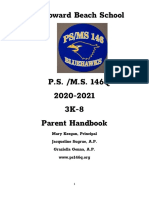 Updated Parent Handbook 10 27 20