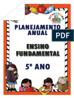 Planejamento Anual 5° Ano