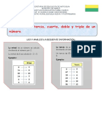 Primera Guía Escolar - Matemáticas Grado 4°