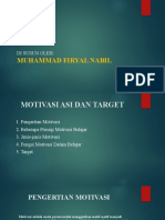 Motivasi Dan Target