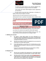 pmc06 Direct Debit Request Form With Terms and Conditions