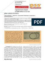 Highly Sensitive Magnetometer Based On The Off-Diagonal GMI Effect in Co-Rich Glass-Coated Microwire