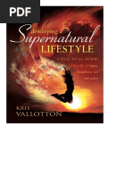 Developing a Supernatural Lifestyle