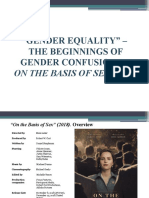 "Gender Equality" - The Beginnings of Gender Confusion in