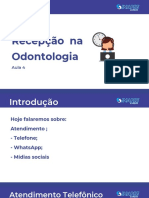 Recepção Na Odontologia Aula 4