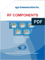 Tongyu RF Components Catalogue 2017