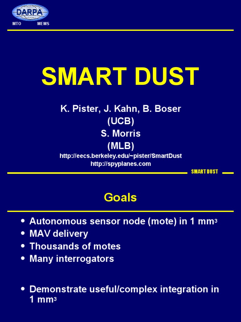 Smart Dust: Autonomous Sensor Networks | PDF | Sensor | Electronics