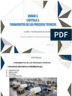 Capitulo 2. Fundamentos de Los Procesos Tecnicos