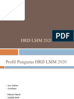 HRD LSIM 2020