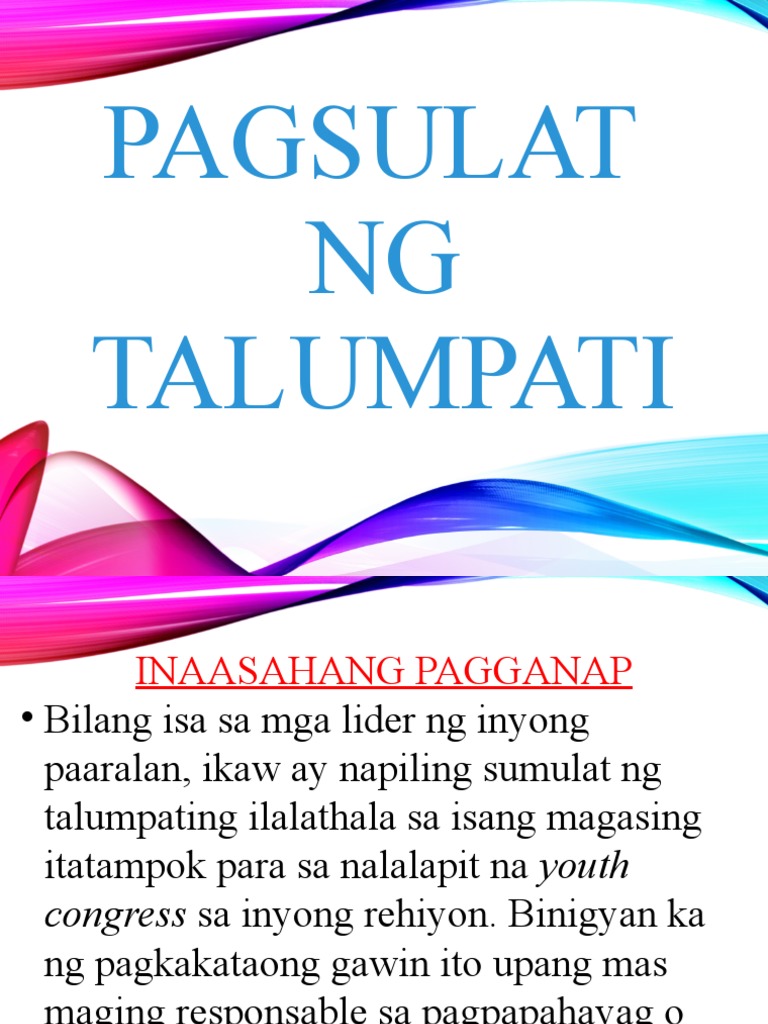 Talumpati | PDF