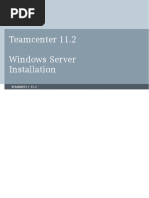 Teamcenter 11.2 Windows Server Installation: Siemens Siemens Siemens