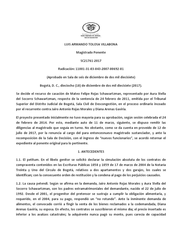 Sentencia de Alimentos | PDF | Convenio europeo de derechos humanos