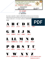 MARZO 17 - 2°PRIMARIA -FICHA ACTIVIDAD INGLÉS - TEMA - THE ALPHABET- EL ABECEDARIO - (1)