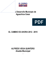 Plan de Desarrollo Aguachicacesar 2012-2015