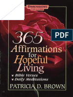365 Affirmations For Hopeful Living