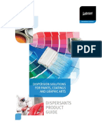 Dispersants Product Guide: Dispersion Solutions For Paints, Coatings and Graphic Arts