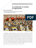 La Degradación Ambiental, El Cambio Climático y Las Migraciones