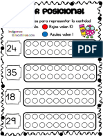 Fichas para Trabajar El Valor Posicional Parte1