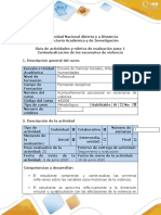 Guía de actividades y rúbrica de evaluación_Paso 1_Contextalización de los escenarios de violencia