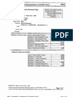 FORM DR-2: Disclosure Summary Page
