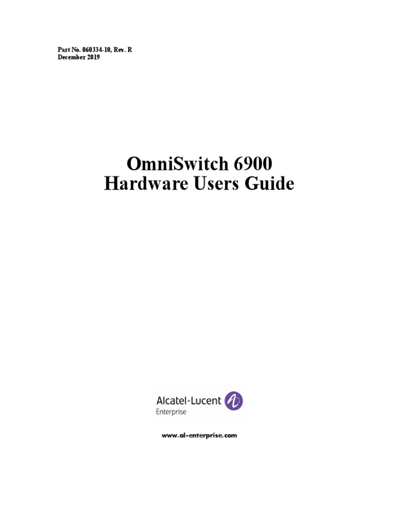 Hardware Users Guide OS6900 PDF Command Line Interface Computer