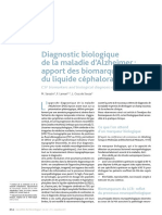 Diagnostic Biologique de La Maladie D'alzheimer: Apport Des Biomarqueurs Du Liquide Céphalorachidien