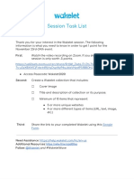 Wakelet Session Task List