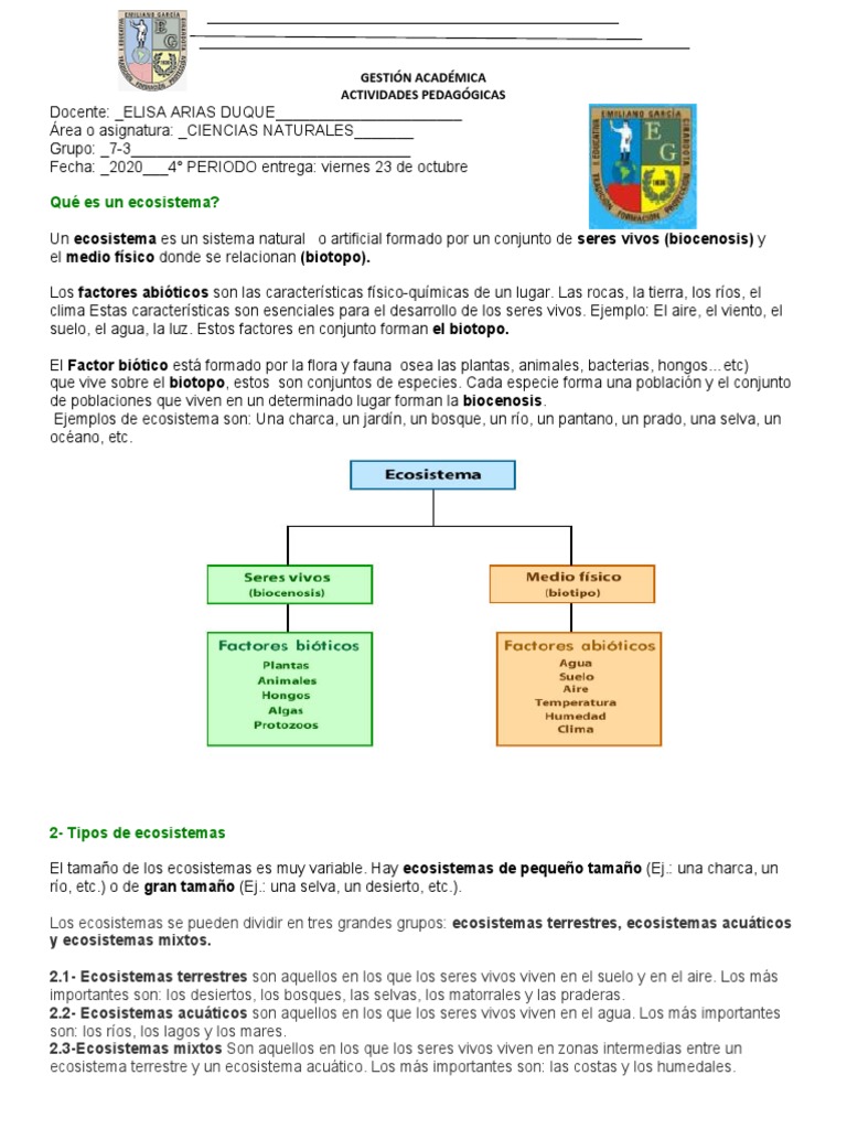 Ecosistemas | PDF | Ecosistema | Suelo